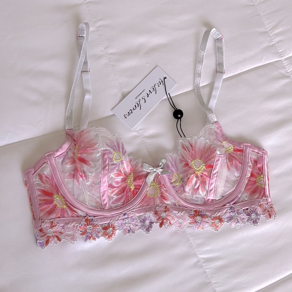 For Love and Lemons bustier bra large bra top